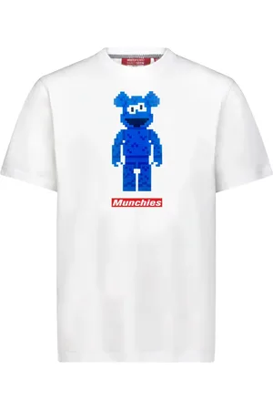 MOSTLY HEARD RARELY SEEN Munchies 8-bit appliqu?? cotton t-shirt