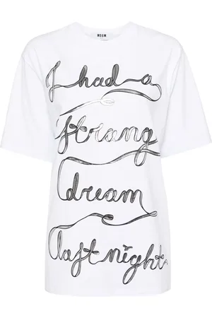 Msgm Crystal embellishment T-shirt