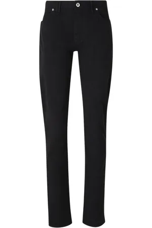 BRIONI Logo-patch straight-leg jeans