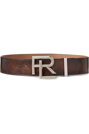 Ralph Lauren Logo-buckle leather belt