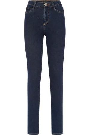 Philipp Plein High waisted jegging trousers