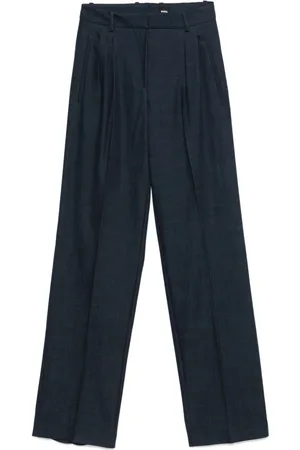 HUGO BOSS Denim-effect twill trousers