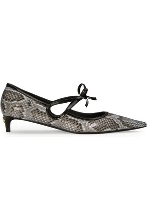 Dolce & Gabbana 30mm leather ribbon-tie pumps