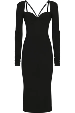 Dolce & Gabbana Long-sleeve midi dress