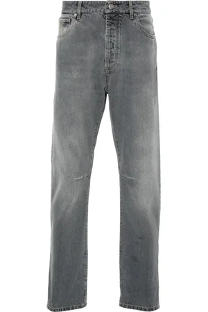 Brunello Cucinelli Logo-embroidered jeans