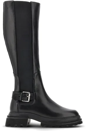 Hogan Buckled knee-high boots