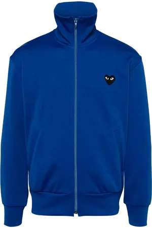 Comme des Garçons Heart-print jersey track jacket