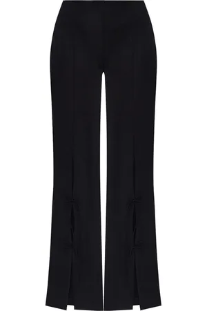 VERSACE Bow-detailing flared trousers