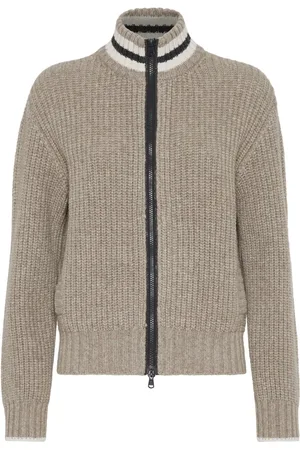 Brunello Cucinelli Ribbed knit cashmere cardigan