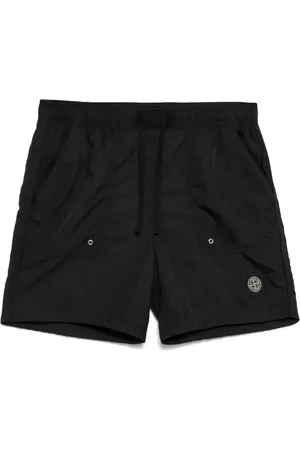 Stone Island Compass-appliqué short