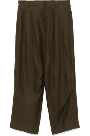 ZIGGY CHEN Pleated tapered trousers