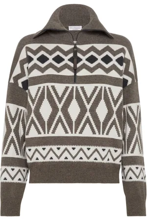 Brunello Cucinelli Jacquard knit jumper