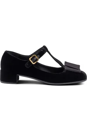 Prada 35mm velvet pumps
