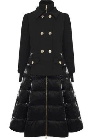 Elisabetta Franchi Layered A-line padded coat
