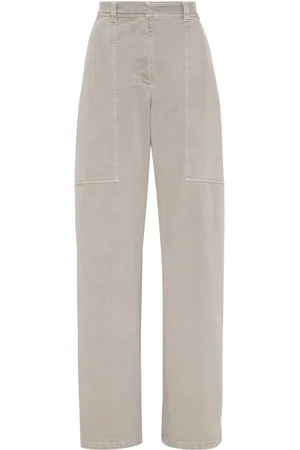 Brunello Cucinelli Mid-rise straight-leg jeans