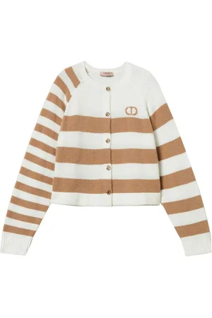 Twin-Set Two-tone striped cardigan