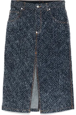 Stella McCartney Boucle denim skirt