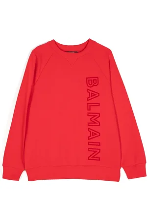 Balmain Logo-print cotton sweatshirt