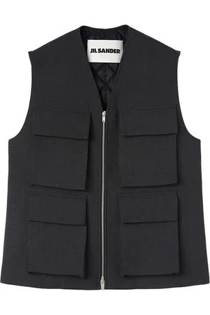 Jil Sander Twill vest