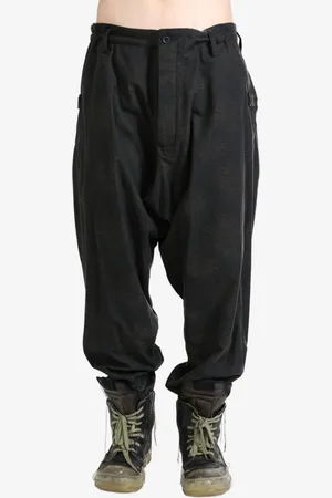 YOHJI YAMAMOTO Drop crotch trousers