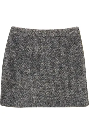 Twin-Set Bouclé mini skirt