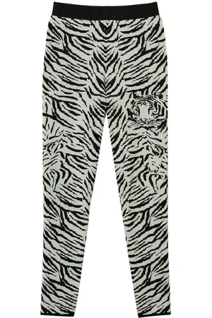 Twin-Set MYFO jacquard knit leggings