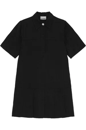 Ganni Twill mini dress