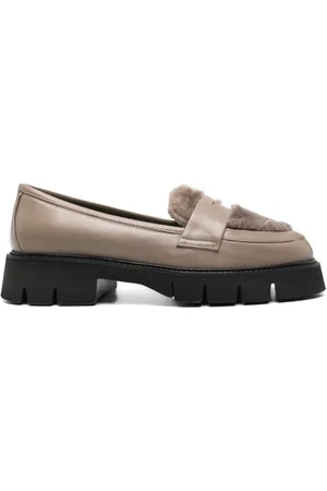ROBERTO FESTA Panelled-design loafers