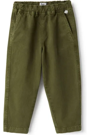 Il gufo Cotton tapered trousers