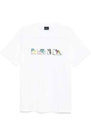Paul Smith Badges-print T-shirt