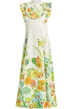 ALÉMAIS Ruffle-detailing dress