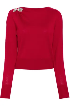 Erdem Appliqué wool sweater