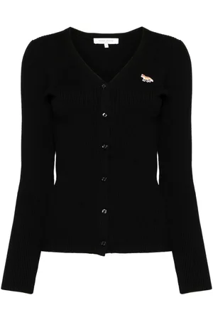 Maison Kitsuné Baby Fox patch cardigan