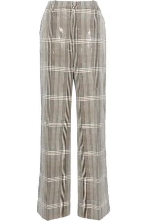 3.1 Phillip Lim Sequin Plaid trouser