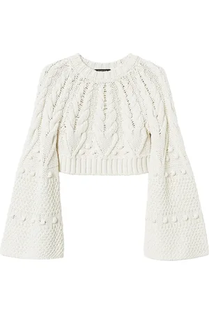 Twin-Set Wool cropped sweater