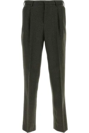 PT Torino Embroidered wool trousers