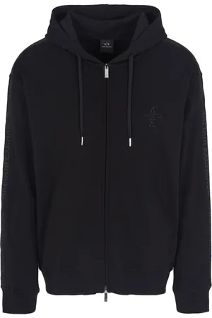 Armani Exchange Logo-embroidered hoodie
