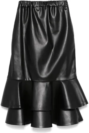 Comme des Garçons Ruffle-hem midi skirt