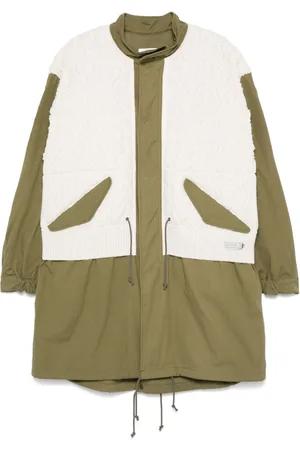 JUNYA WATANABE X Richmond Knitwear panelled parka