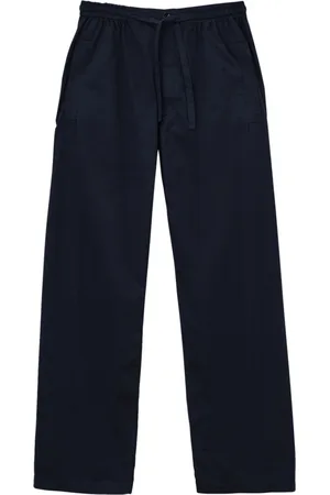 LEMAIRE Drawstring-waist straight-leg trousers