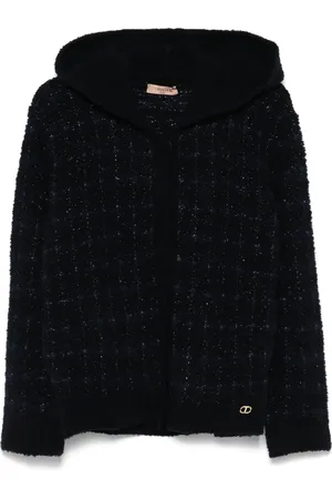 Twin-Set Jacquard knit checked jacket