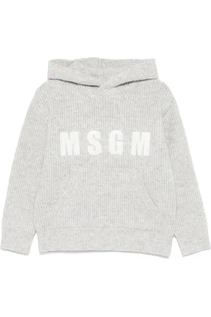 Msgm Logo-embroidered hoodie