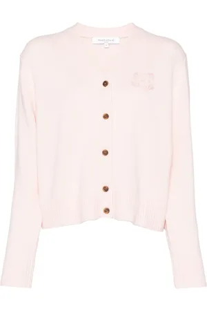 Maison Kitsuné Bold Fox Head embroidered cardigan