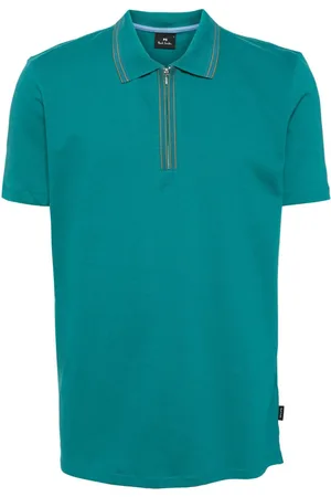 Paul Smith Stripe-detail zipped polo