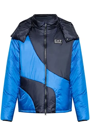 EA7 Two-tone padded jacket
