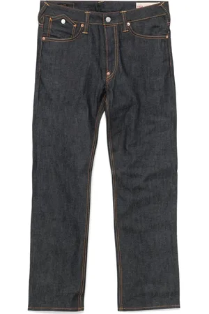 Evisu Crane-embroidery daicock jeans
