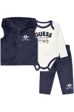 Guess Logo-print babygrow set