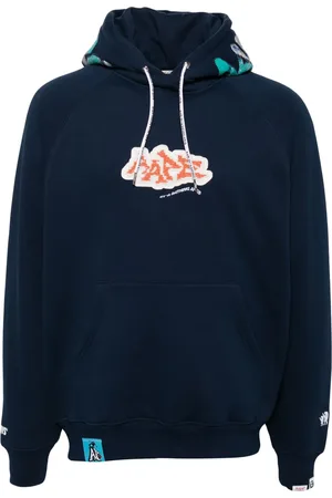 A Bathing Ape Logo-patch hoodie