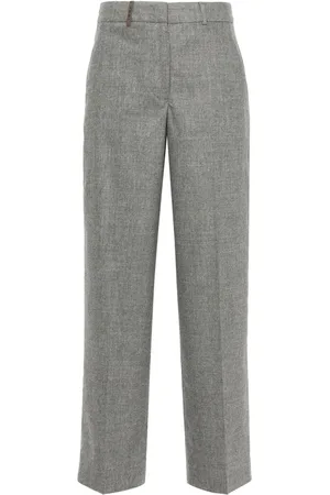 PESERICO SIGN Pressed-crease trousers