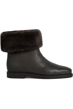 Totême Leather ankle boots